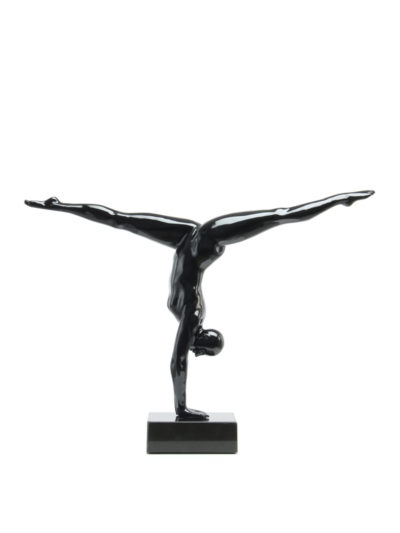 Skulptur Athlete 120 Schwarz